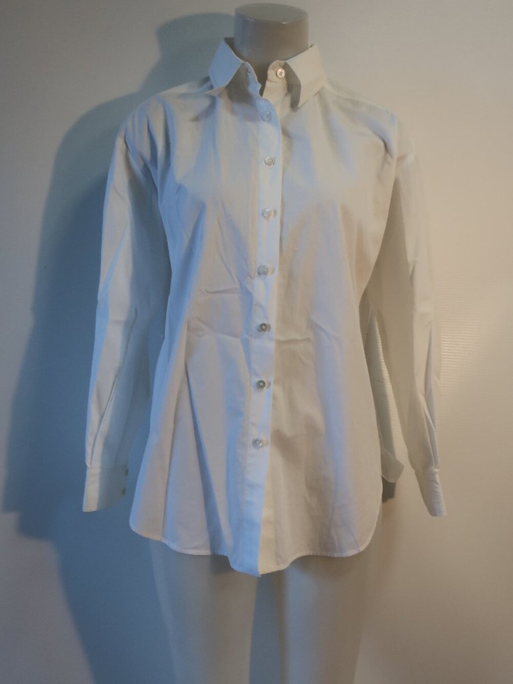 Womens Stella McCartney White (Item-39) Open Back Bow Tie Shirt Top 38 US/2-4